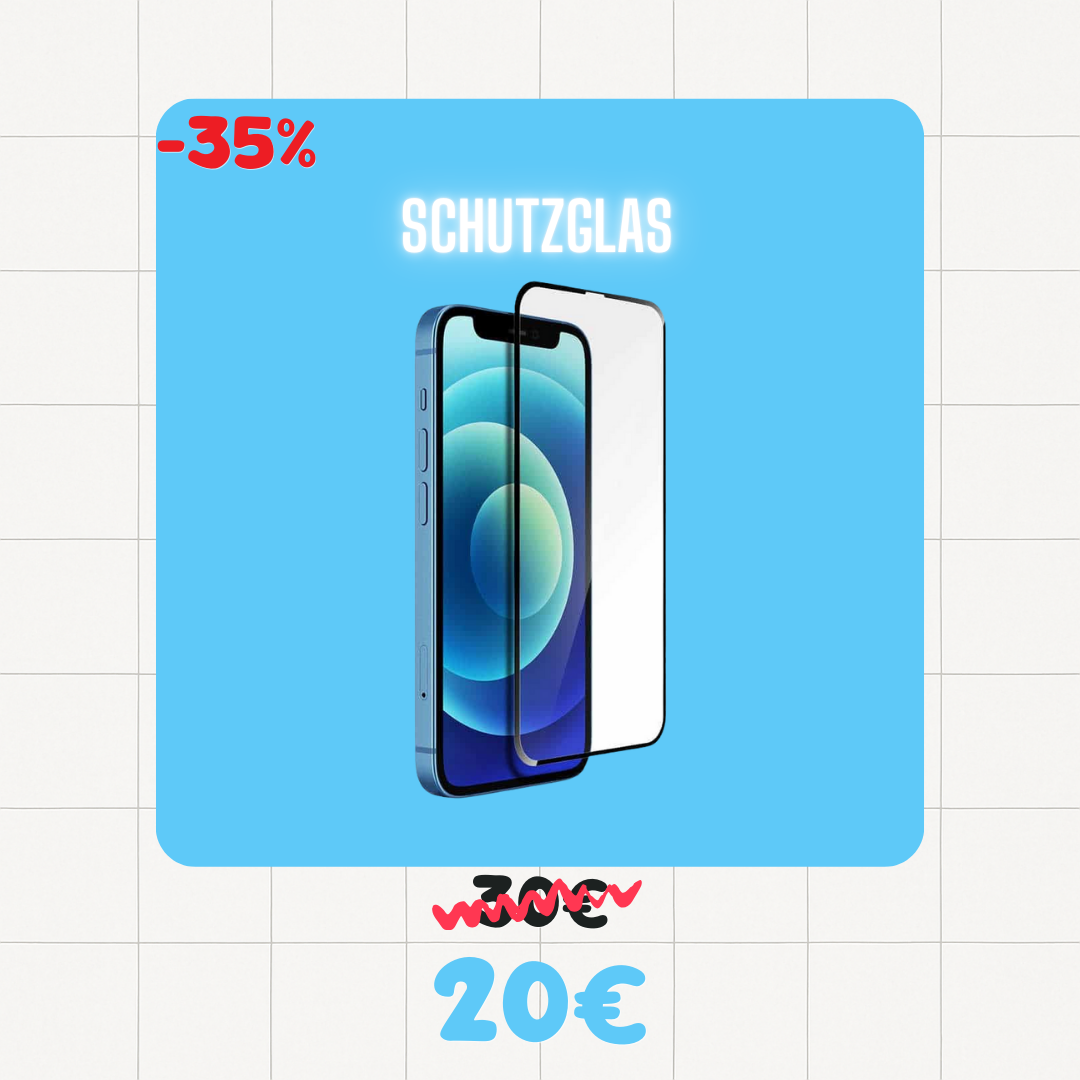 Komplettes iPhone-Schutzpaket – Glas und Hülle