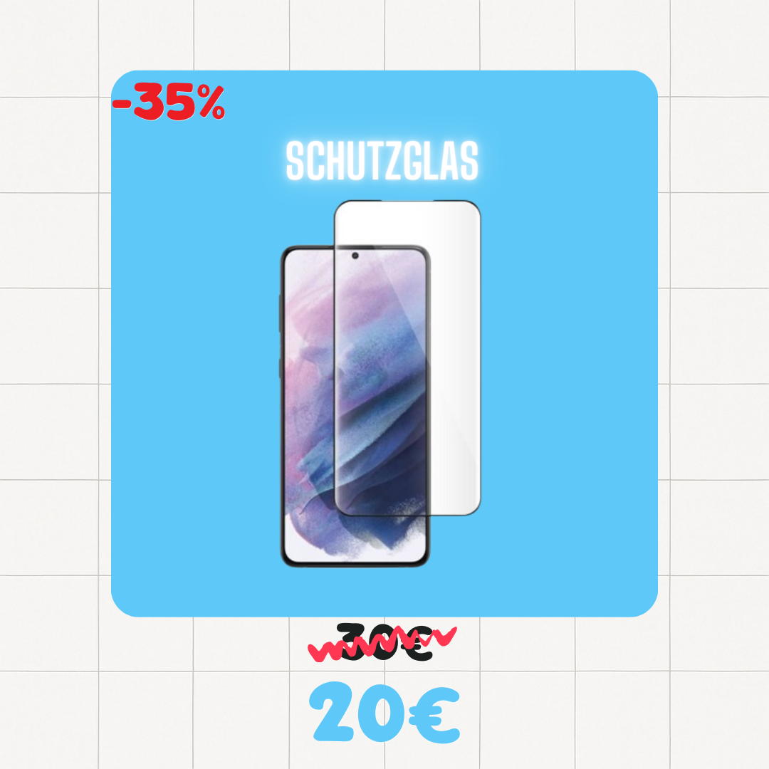 Komplettes Android-Schutzset: Glas und Hülle